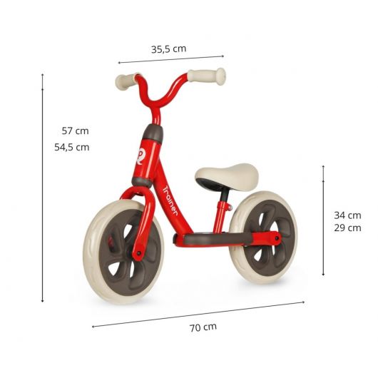 DRAISIENNE TRAINER DÈS 24 MOIS - RED