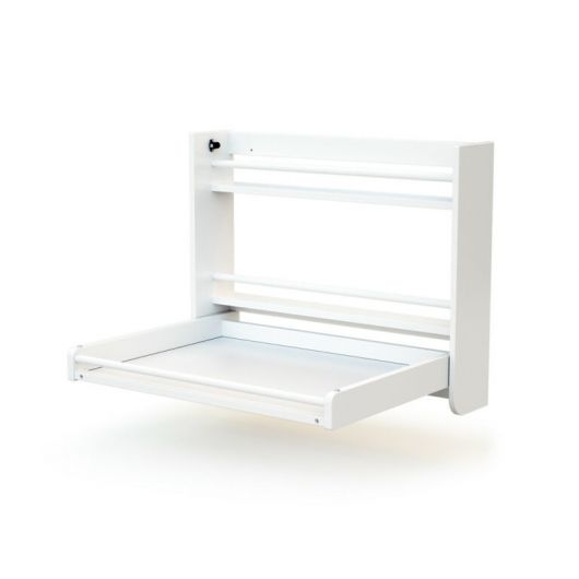 Table à langer murale rabattable en bois Blanc
