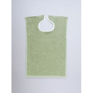 LOT DE 10 Bavoirs à pressions - 37 x 50 cm - Vert amande