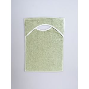 LOT DE 10 Bavoirs encolure américaine 35 X 50 - Vert amande