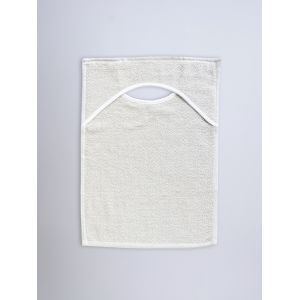 LOT DE 10 Bavoirs encolure américaine 35 X 50 - Gris