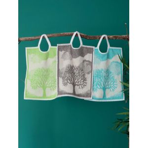 LOT DE 12 Bavoirs collerette - 35 x 45 cm - Arbre