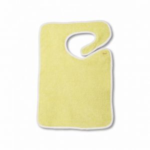 LOT DE 6 Bavoirs oreilles de lapin - 35 x 50 cm - Turquoise