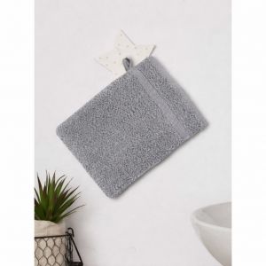 LOT DE 12 Gants coton 400g/m² - 15 x 20 cm - Gris