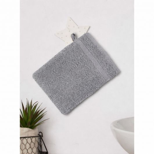 LOT DE 12 Gants coton 400g/m² - 15 x 20 cm - Gris