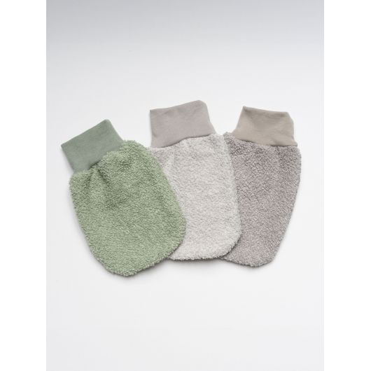 LOT DE 12 Gants éducatif bord côte 420g/m² - 13 x 10 cm