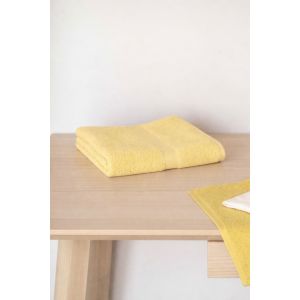 LOT DE 6 Serviettes éponge coton 400g/m² - 50 x 100 - Soleil