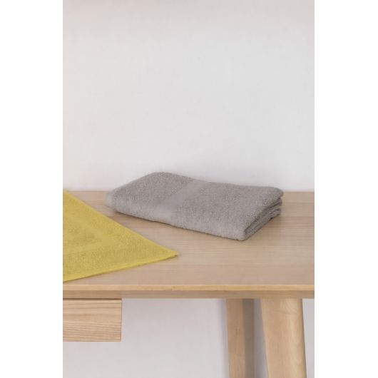 LOT DE 6 Serviettes éponge coton 400g/m² - 50 x 100 - Gris