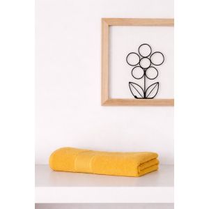 LOT DE 6 Serviettes éponge chlorable 400g/m² - 50 x 100 - Mandarine