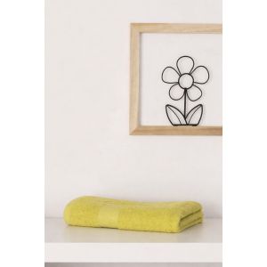 LOT DE 6 Serviettes éponge chlorable 400g/m² - 50 x 100 - Tilleul