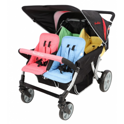 Poussette 4 places Lidoo Star DJ04FRL+