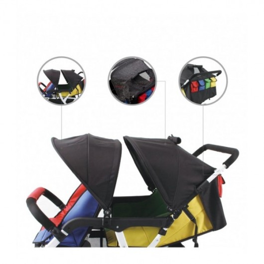 Poussette 4 places Lidoo City H4E