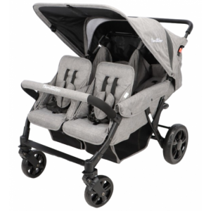 Poussette 4 places Lidoo Star Full Grey