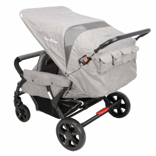 Poussette 4 places Lidoo Star Full Grey