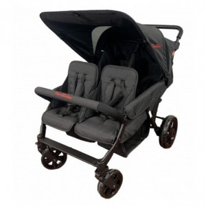 Poussette 4 places Lidoo Star Full Black
