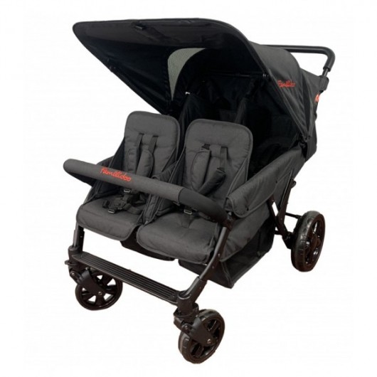 Poussette 4 places Lidoo Star Full Black