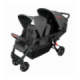 Poussette 3 places Lidoo H3E + Ergondrive Full Black