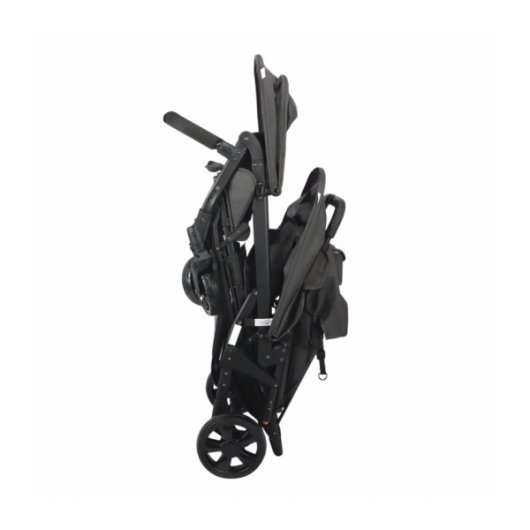 Poussette 3 places Lidoo H3E + Ergondrive Full Black