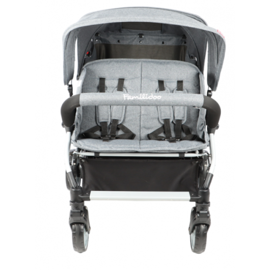 Poussette 4 places Lidoo City H4E Full Grey