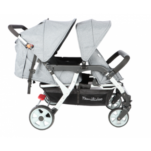 Poussette 4 places Lidoo City H4E Full Grey