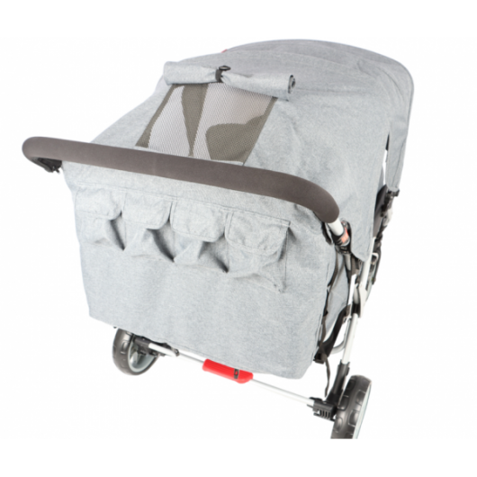 Poussette 4 places Lidoo City H4E Full Grey