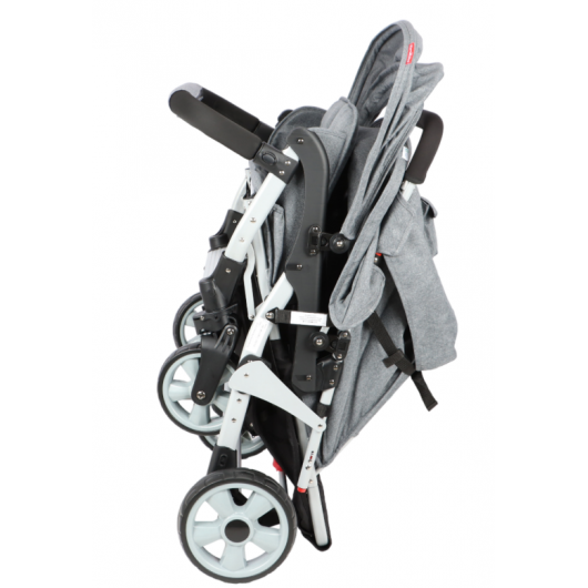 Poussette 4 places Lidoo City H4E Full Grey