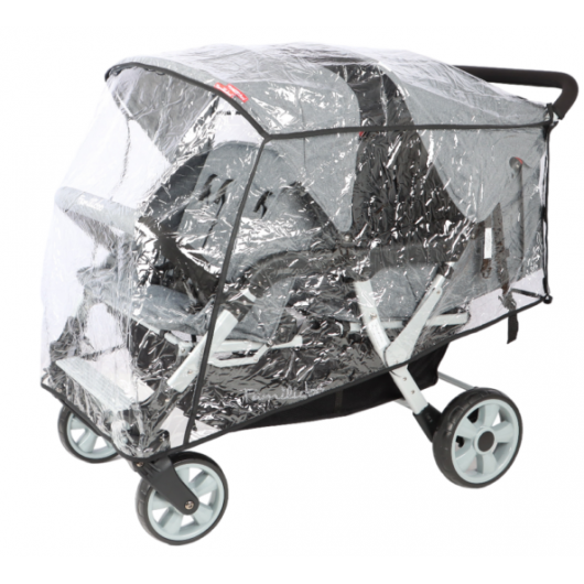 Poussette 4 places Lidoo City H4E Full Grey