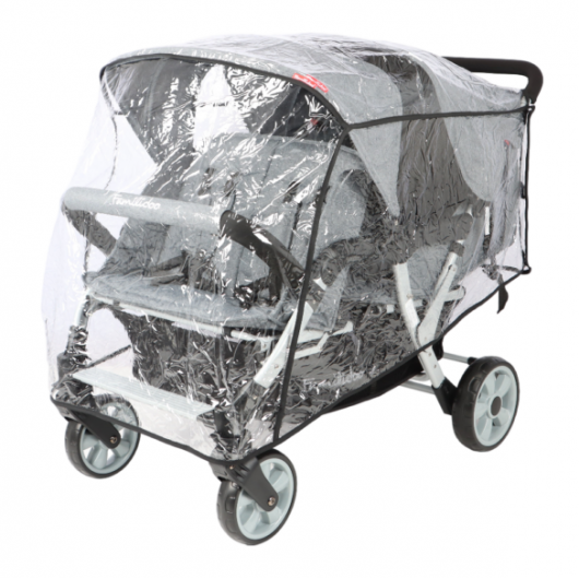 Poussette 4 places Lidoo City H4E Full Grey