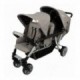 Poussette 3 places Lidoo H3E + Ergondrive Full Grey