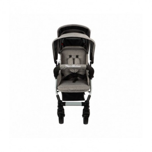 Poussette 3 places Lidoo H3E + Ergondrive Full Grey
