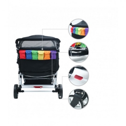 Poussette 6 places H6E