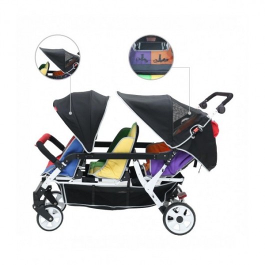 Poussette 6 places H6E