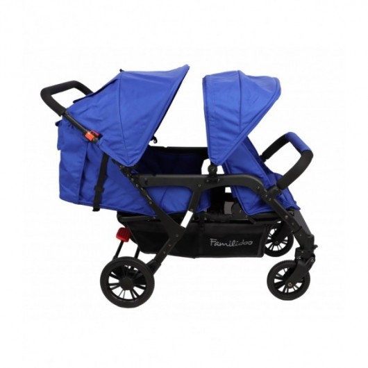 Poussette 4 places Lidoo Lite Artic Blue