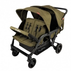 Poussette 4 places Lidoo Lite Green Forest