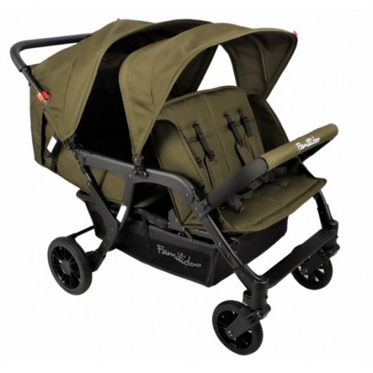 Poussette 4 places Lidoo Lite Green Forest