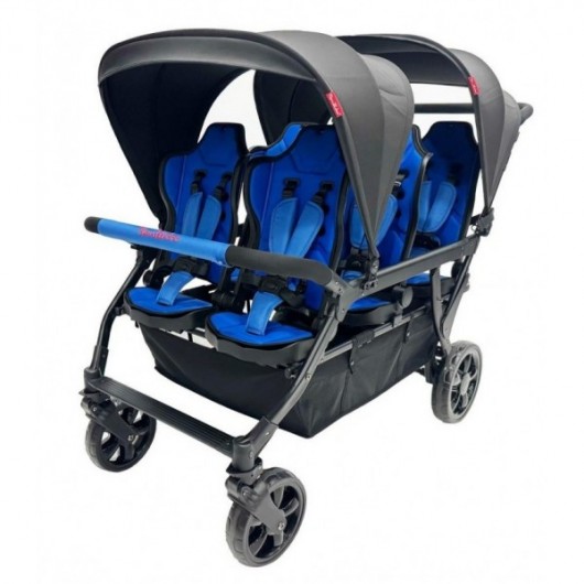 Poussette 6 places Assises Réversibles DSP6 Red