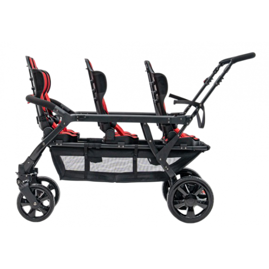 Poussette 6 places Assises Réversibles DSP6 Red