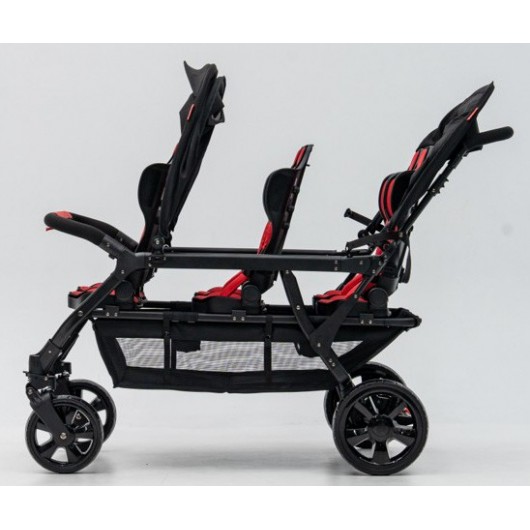 Poussette 6 places Assises Réversibles DSP6 Red