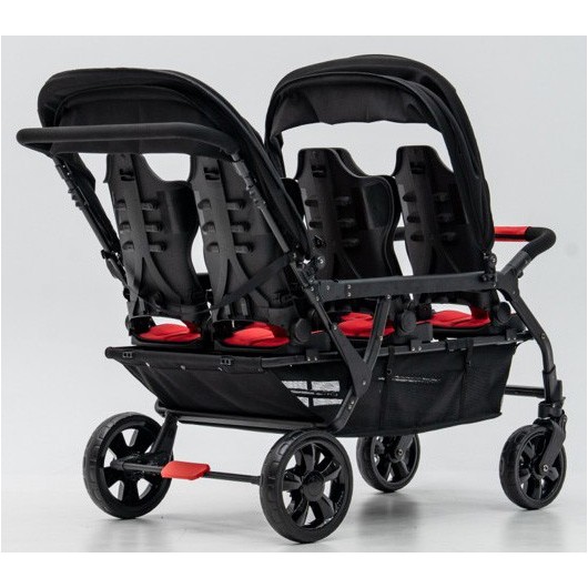 Poussette 6 places Assises Réversibles DSP6 Red