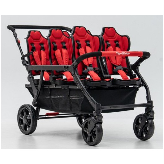 Poussette 6 places Assises Réversibles DSP6 Red