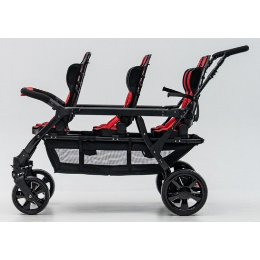 Poussette 6 places Assises Réversibles DSP6 Red