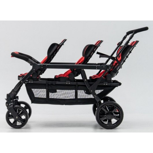 Poussette 6 places Assises Réversibles DSP6 Red