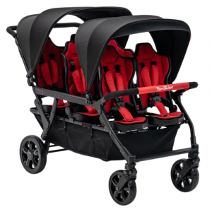 Poussette 6 places Assises Réversibles DSP6 Red