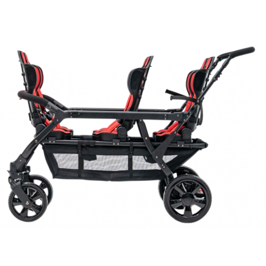 Poussette 6 places Assises Réversibles DSP6 Red