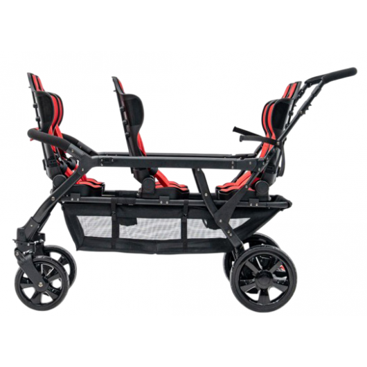 Poussette 6 places Assises Réversibles DSP6 Red