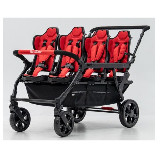 Poussette 6 places Assises Réversibles DSP6 Red