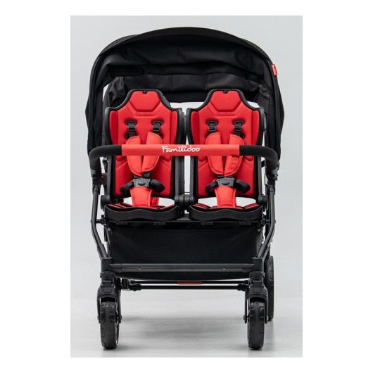 Poussette 6 places Assises Réversibles DSP6 Red