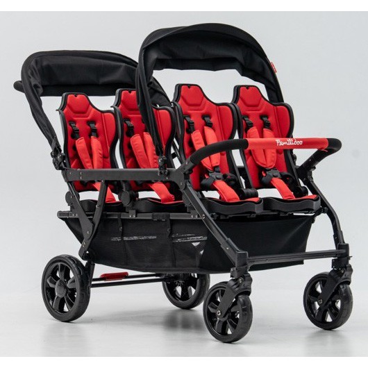 Poussette 6 places Assises Réversibles DSP6 Red