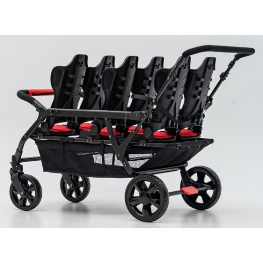Poussette 6 places Assises Réversibles DSP6 Red