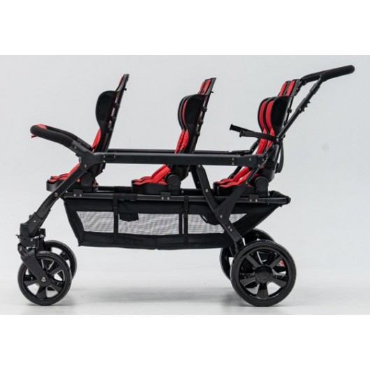 Poussette 6 places Assises Réversibles DSP6 Red